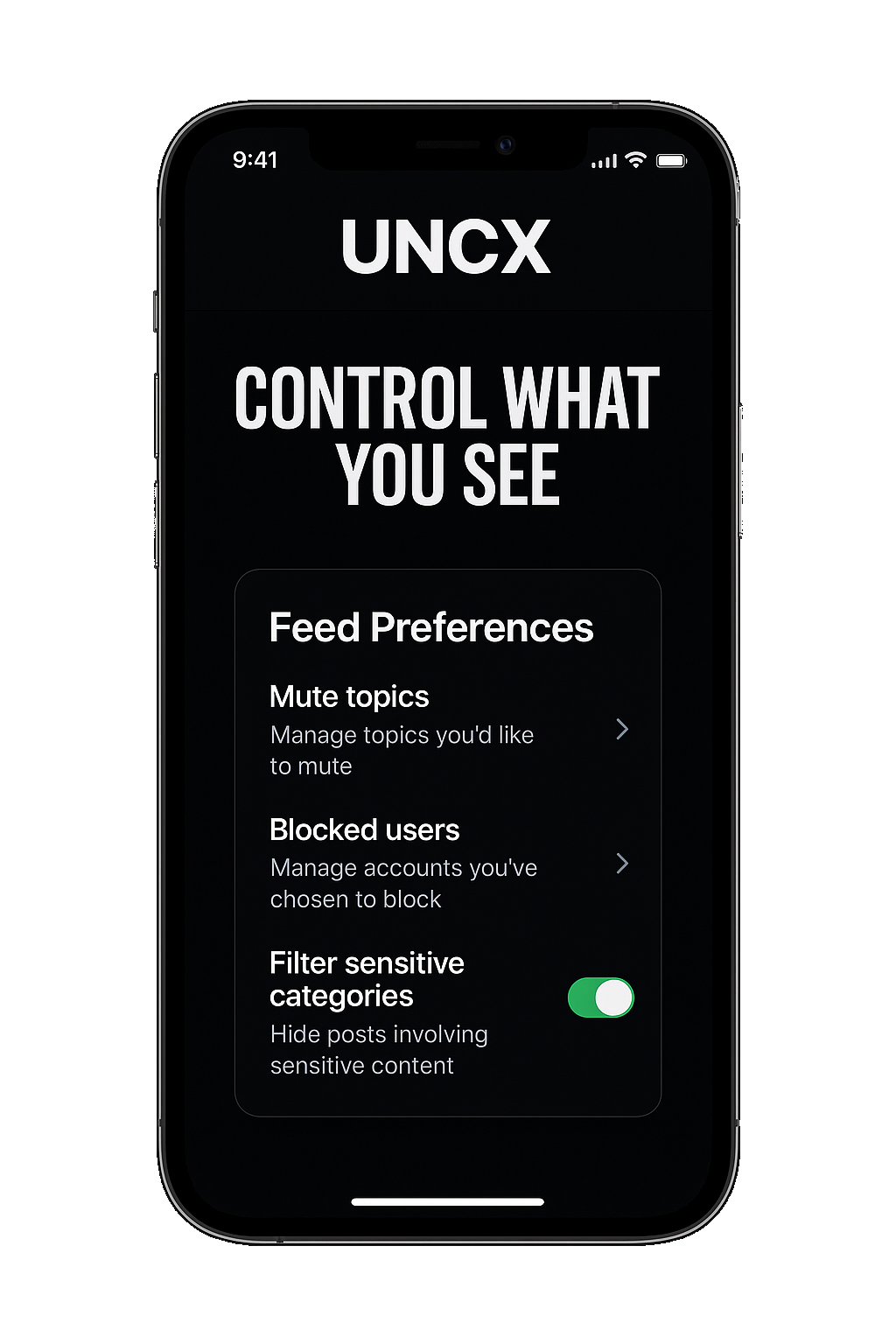 Control What You See